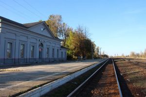 Железнодорожная станция в Бежаницах (Сущево)
